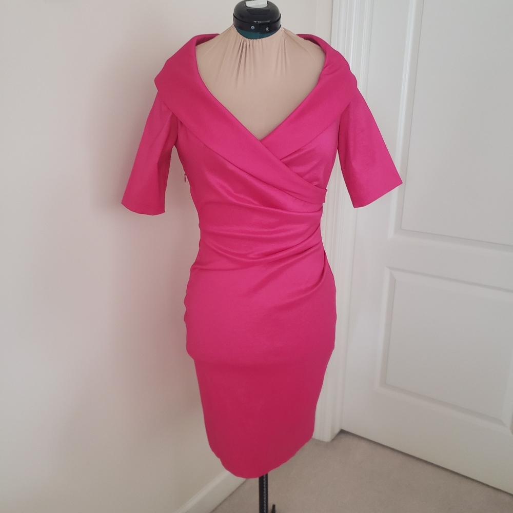 Joseph Ribkoff Pink Wrap Dress